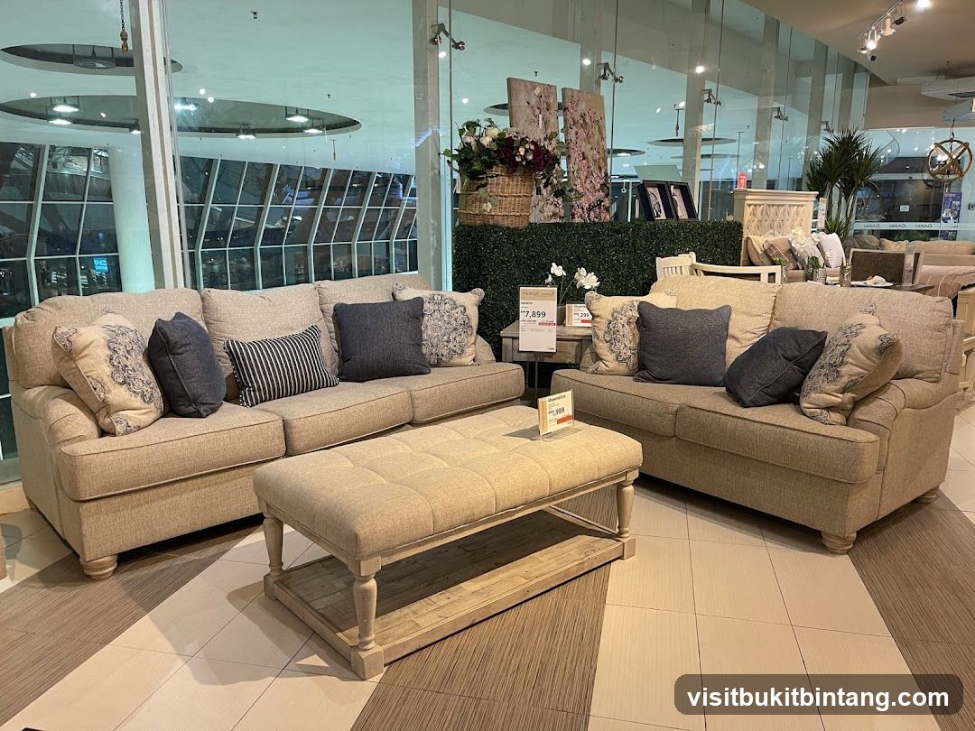 Living Room Furniture Display