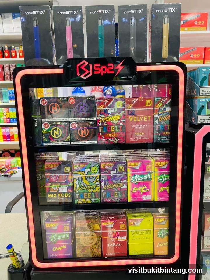 Vape Products Display