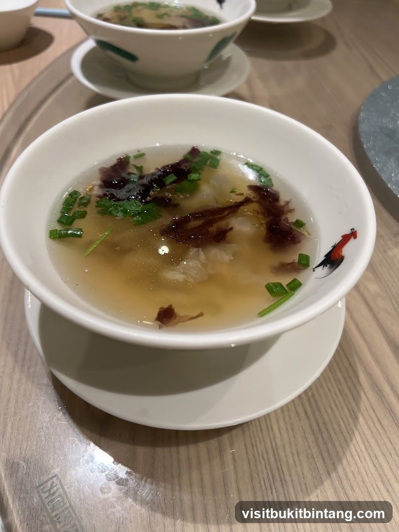 Soup with Garnish