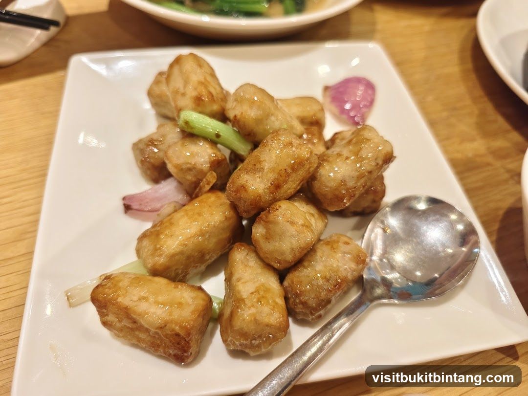 Fried Tofu with Scallions and Onion