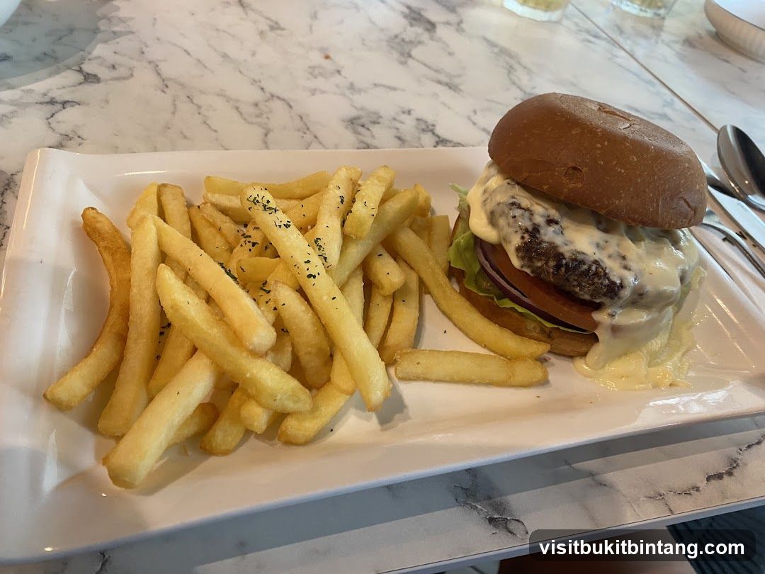 Burger and Fries