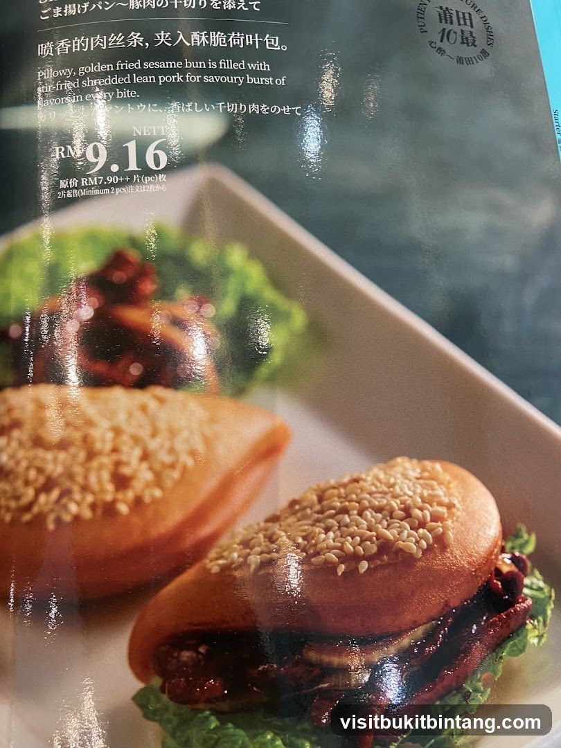 Pillowy, golden fried sesame bun