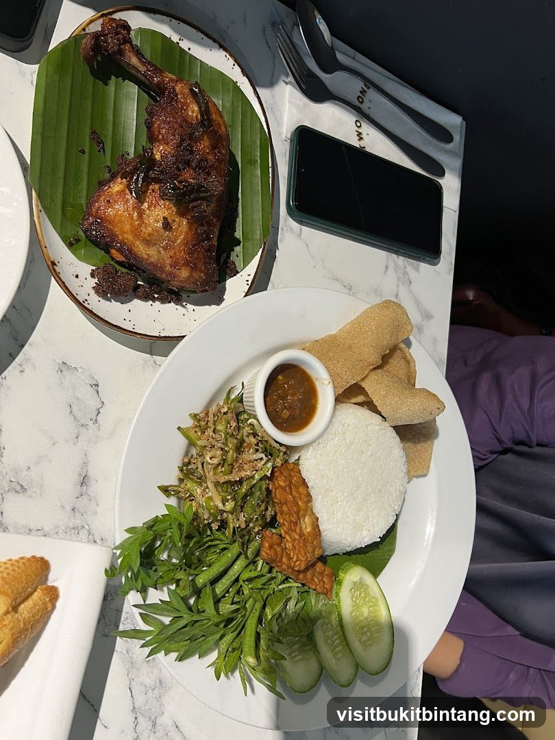 Fried Chicken and Rice Platter