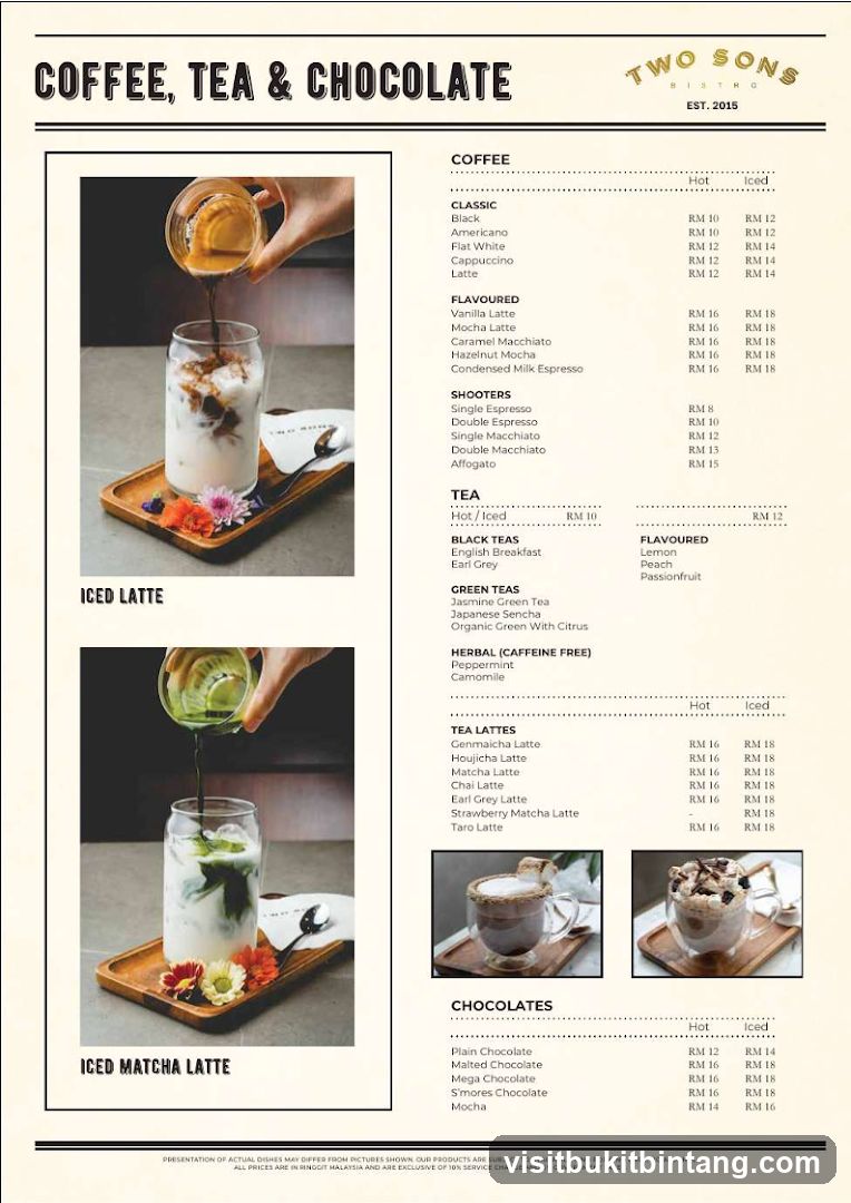 COFFEE, TEA & CHOCOLATE