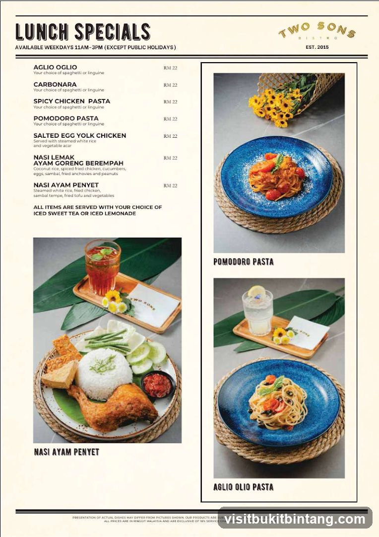 LUNCH SPECIALS