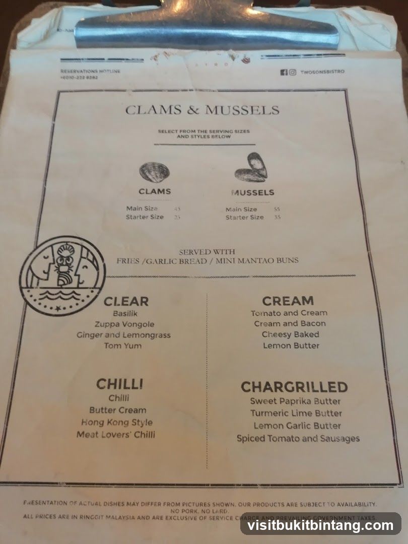 CLAMS & MUSSELS