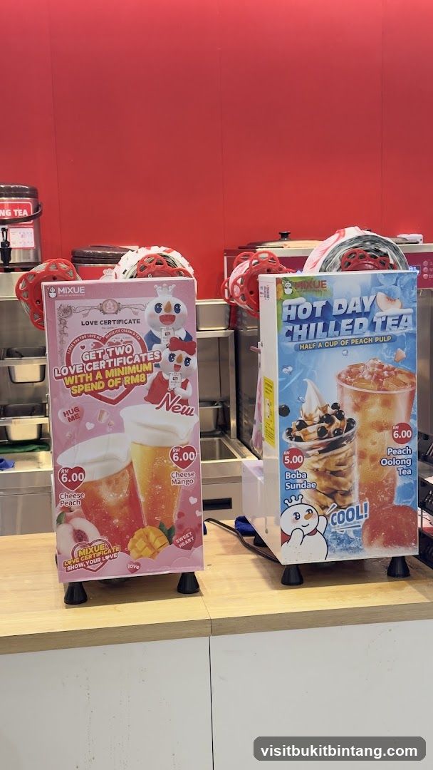 Mixue Drink and Sundae Promotions