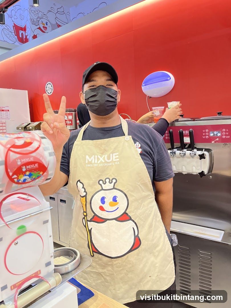 Staff Member at Mixue Ice Cream & Tea