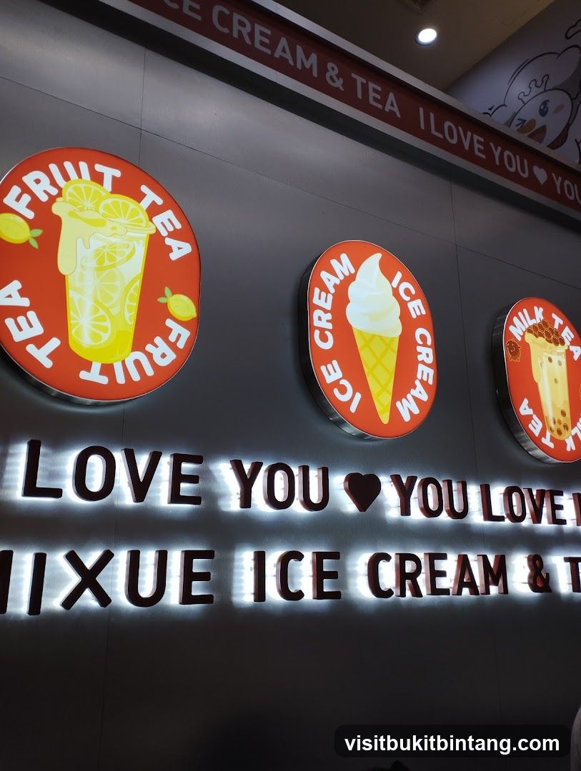 Ice Cream and Tea Shop Signage