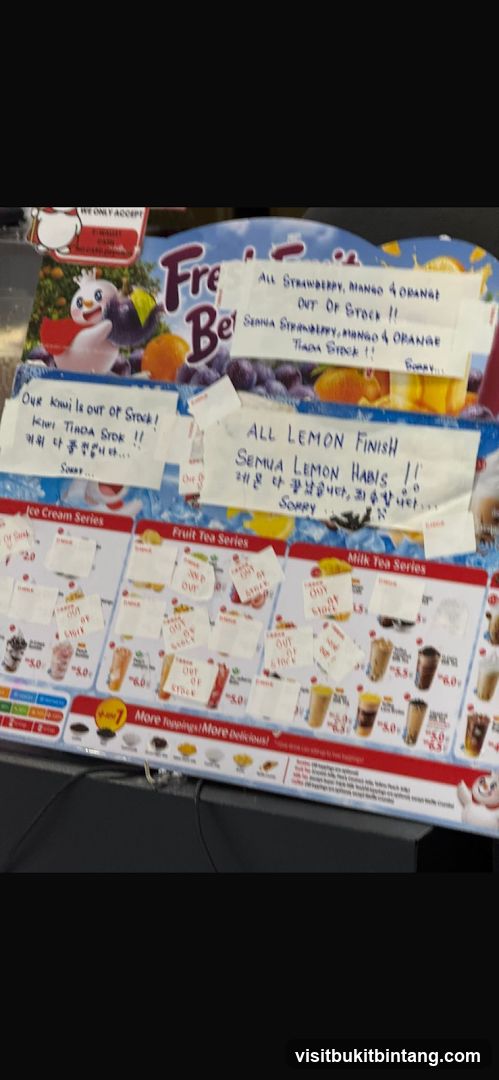 Fresh Beverage Menu