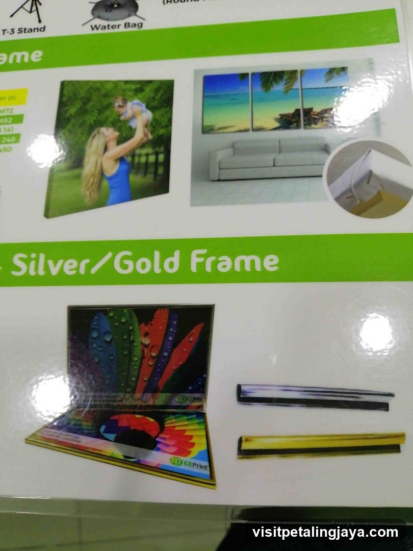Printed Photo Frame Product Display