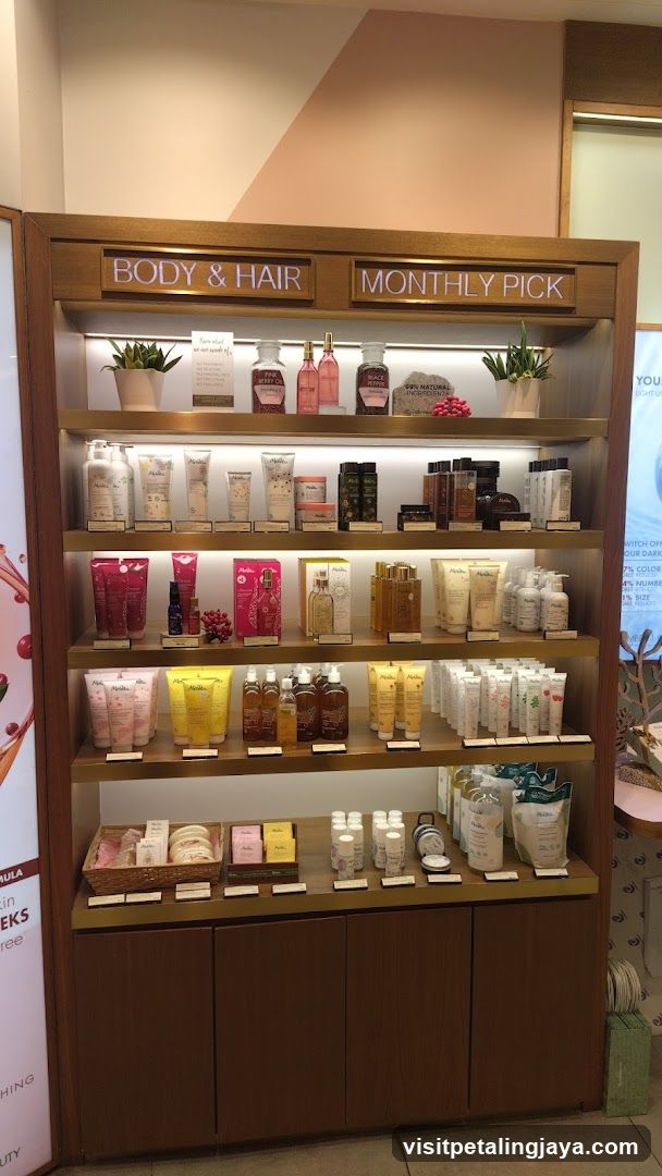 Body & Hair Product Display