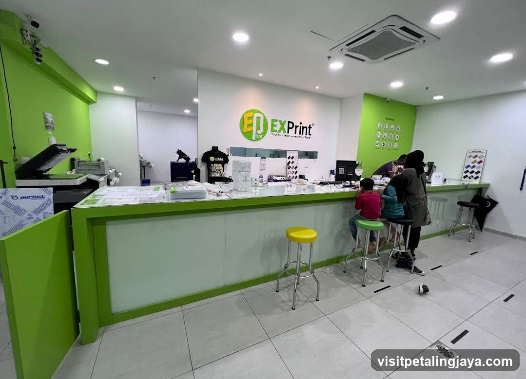 Interior of ED Print Shop
