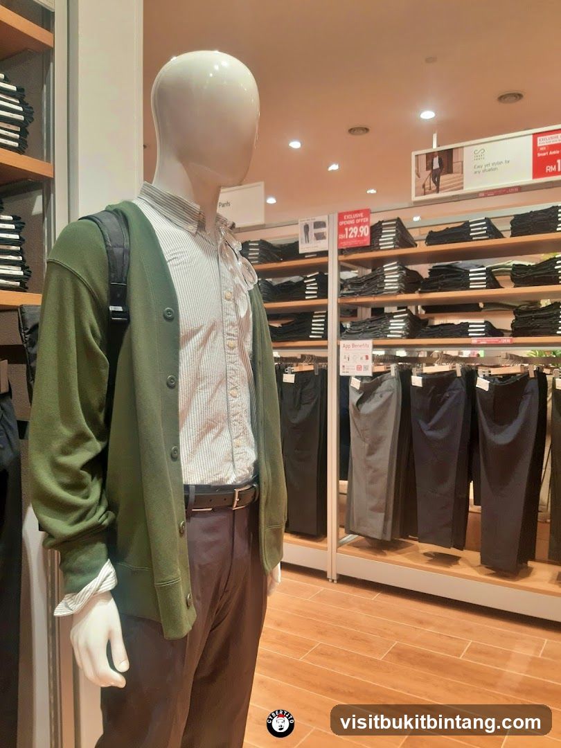 Mannequin in store display