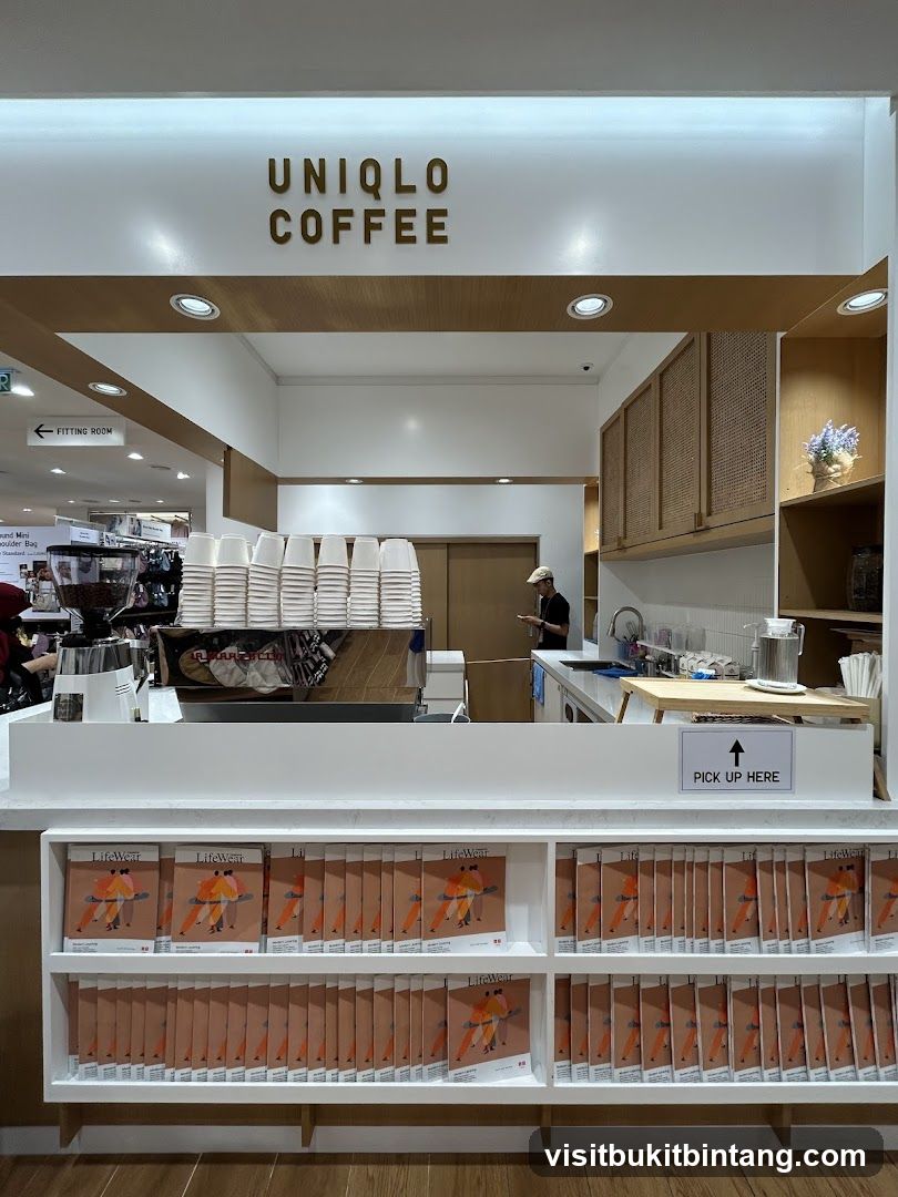 Uniqlo Coffee Counter