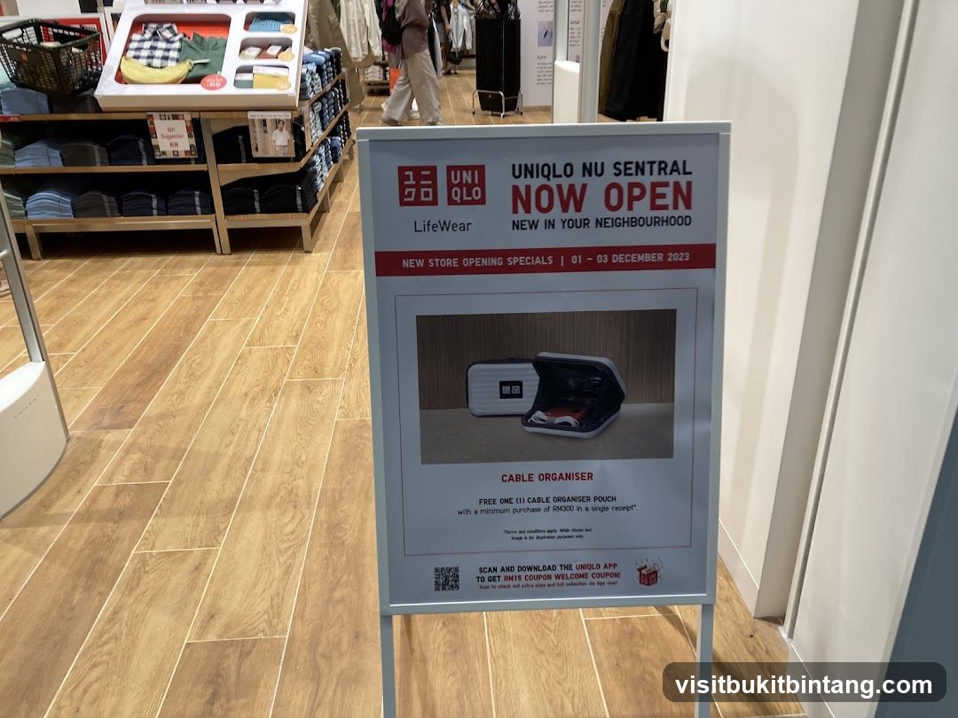 UNIQLO NU SENTRAL NOW OPEN