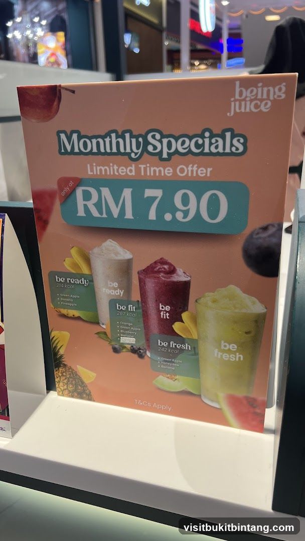 Monthly Specials Promotion
