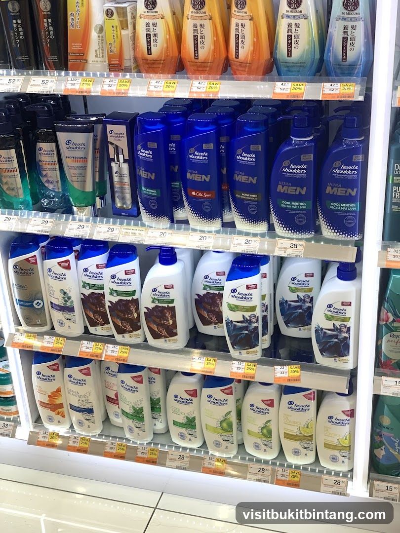 Shampoo and Conditioner Display