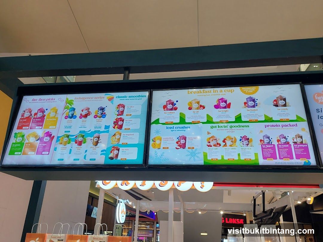 Smoothie Menu