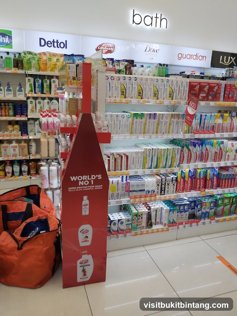 Health and Beauty Products Aisle