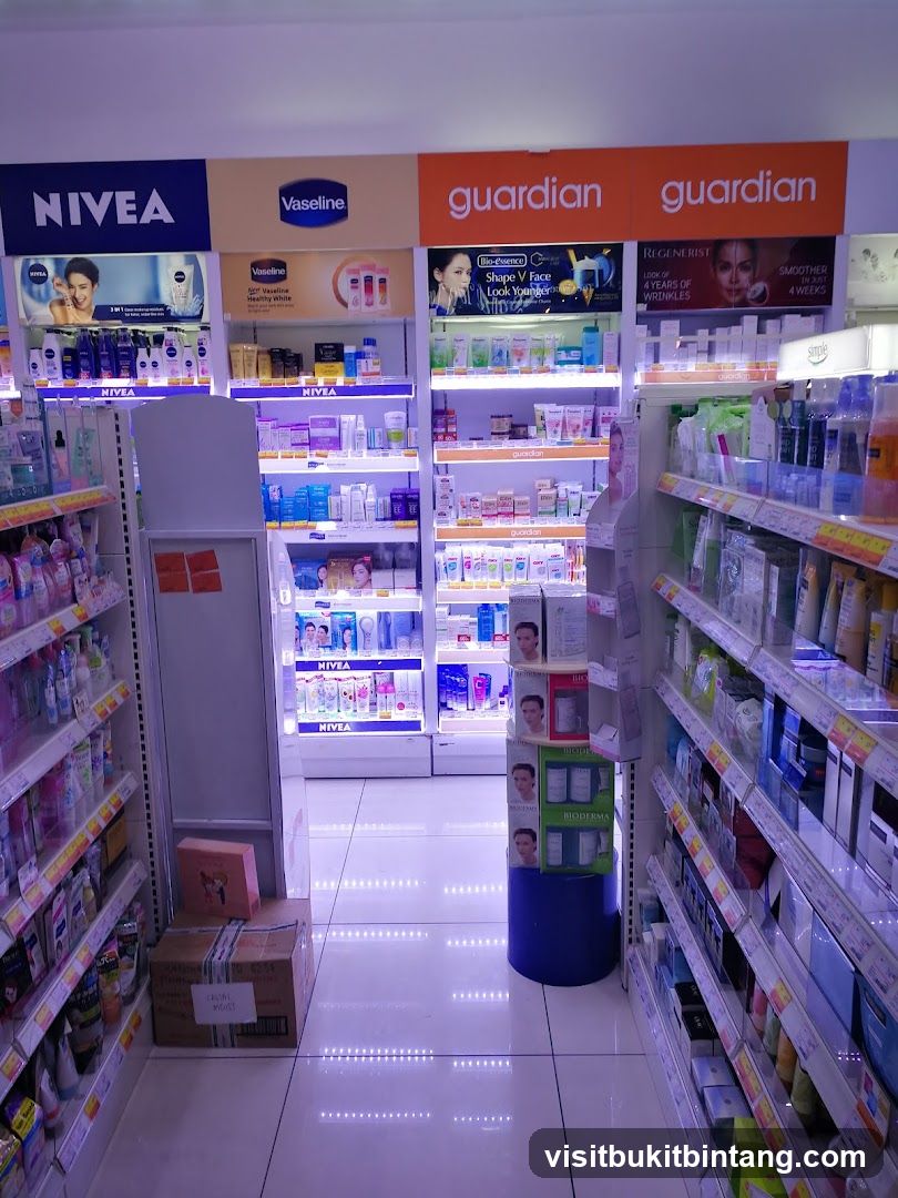 Cosmetics Store Aisles