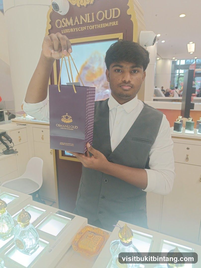 Sales Associate Holding Shopping Bag