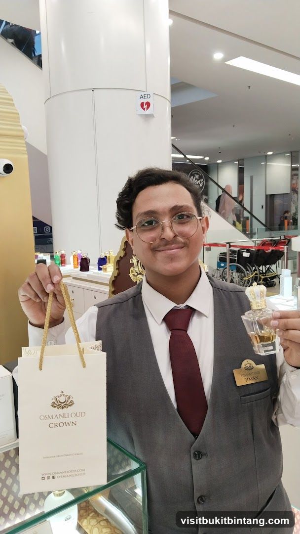 Sales Associate with Perfume