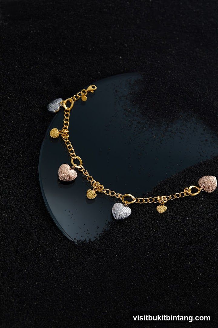 Heart Charm Bracelet