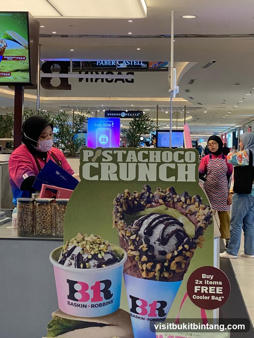 Baskin Robbins Pistachoco Crunch Promotion