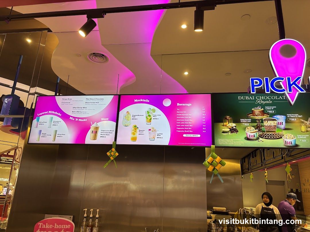 Dessert and Beverage Menu