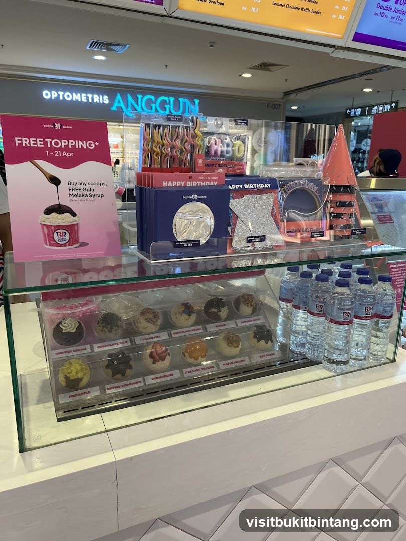 Baskin Robbins Display