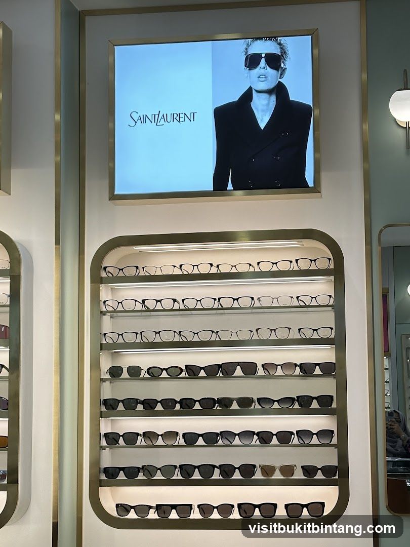 Saint Laurent Eyewear Display