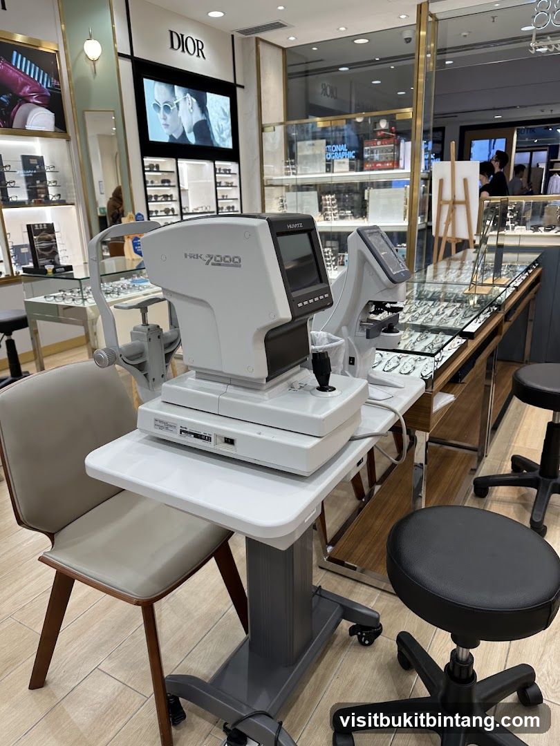 Optometry Equipment in Store
