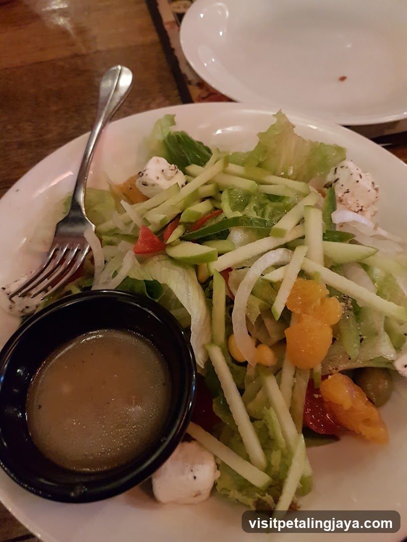 Salad with Dressing