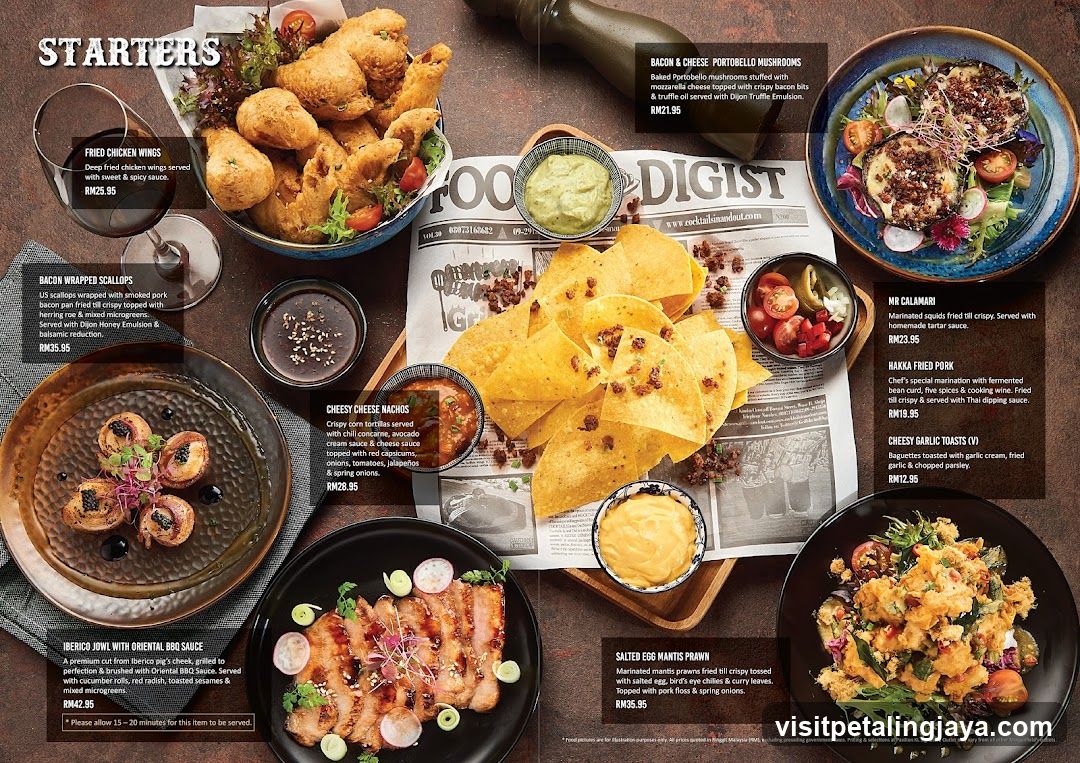 Food Menu Spread