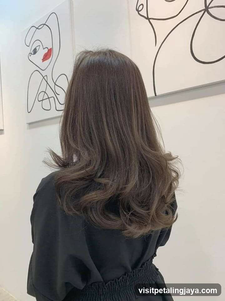 Hair Salon Interior with Abstract Art
