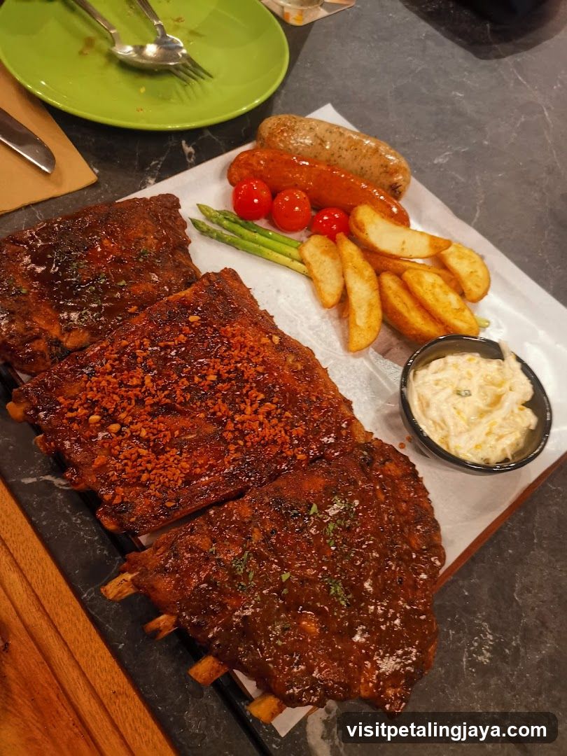 BBQ Ribs Platter with Sides