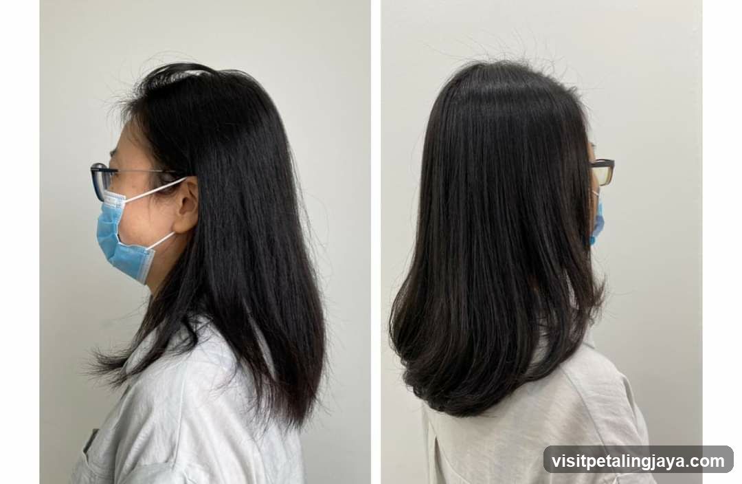 Haircut Before and After
