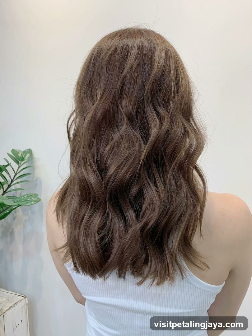 Wavy Brown Hair Style