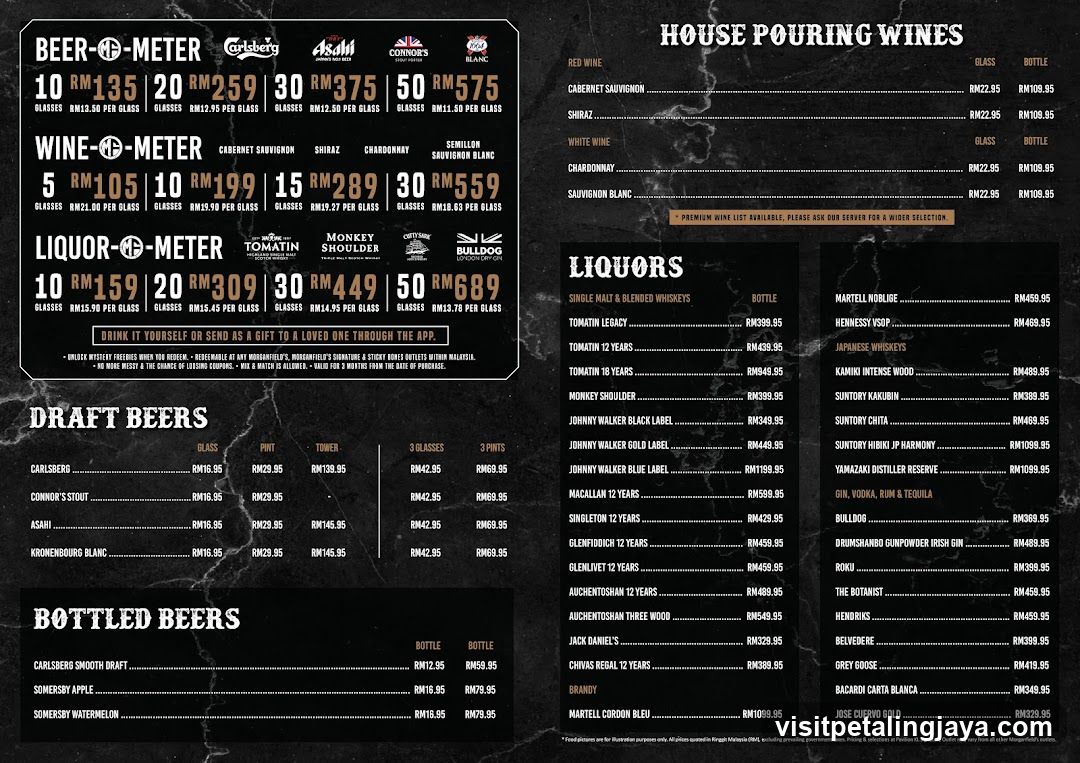 Beer & Wine Menu