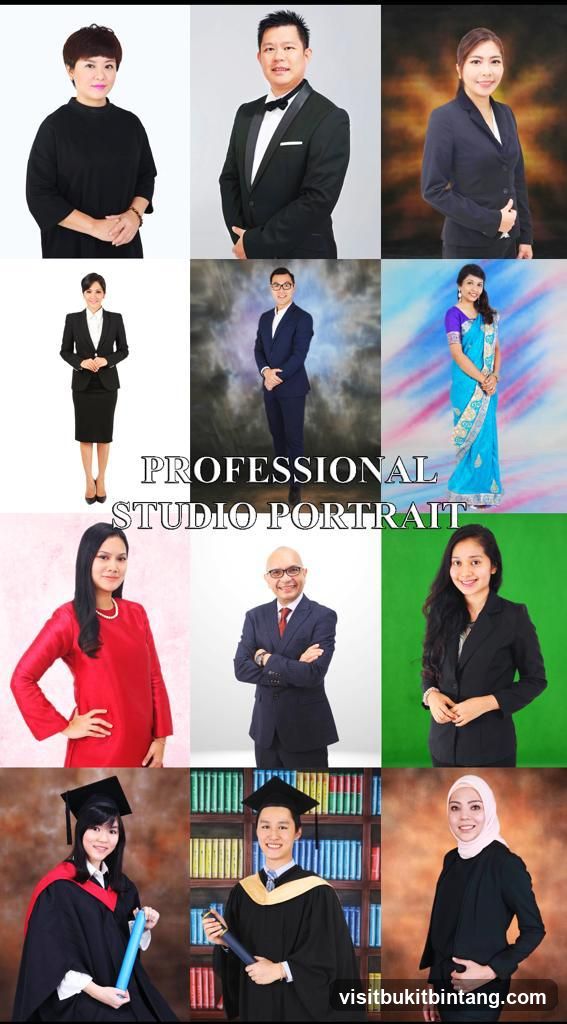 Collage of Professional Studio Portraits