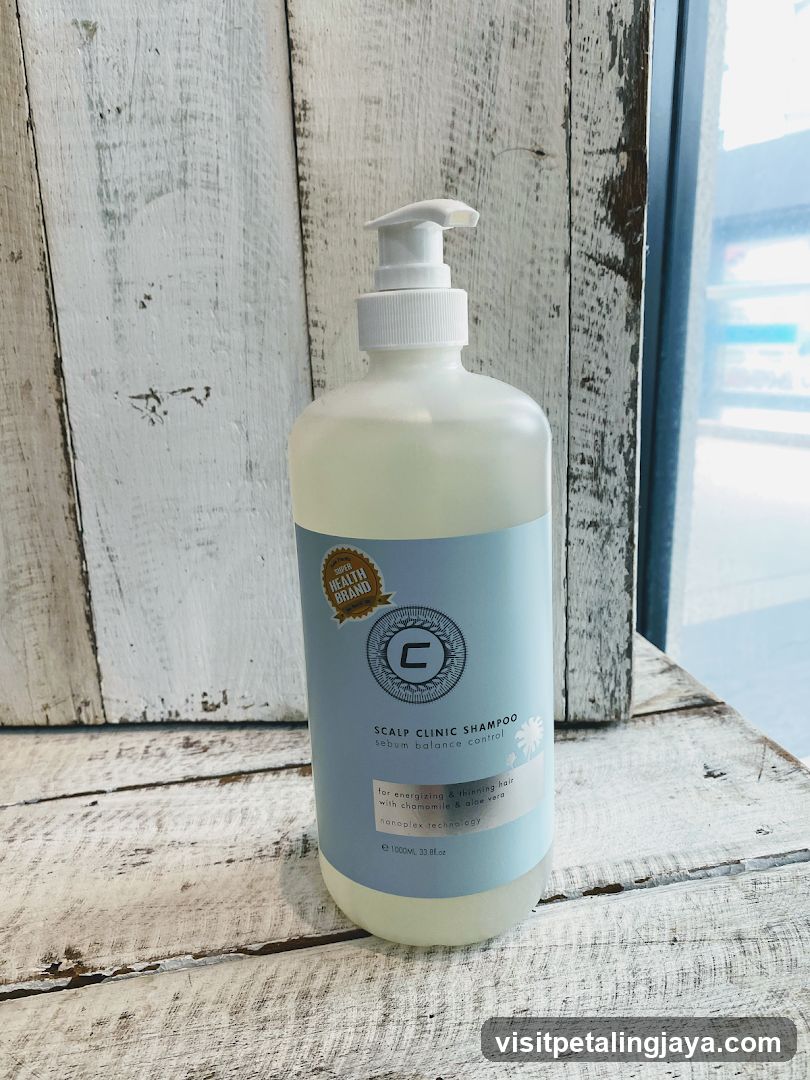 Scalp Clinic Shampoo Bottle