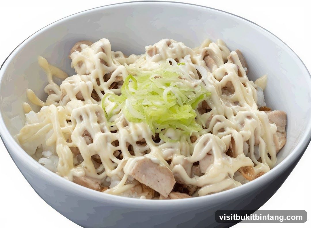 Chicken and Rice Bowl with Mayonnaise