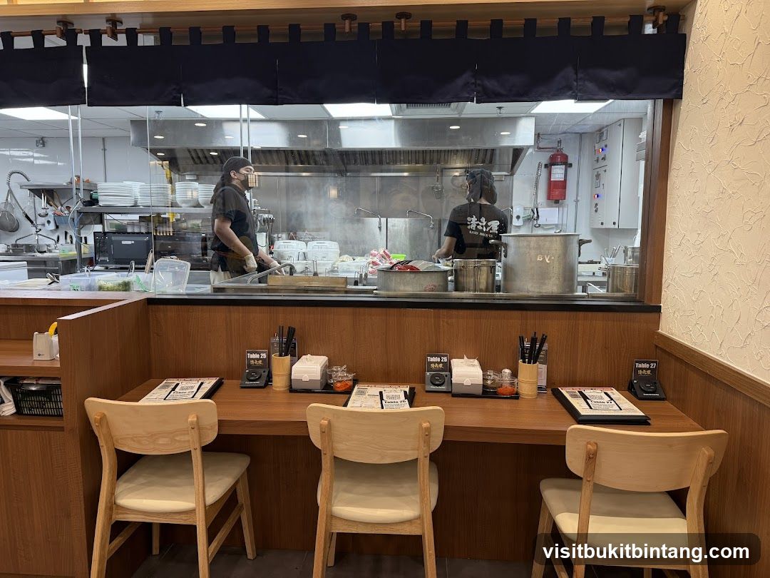 Restaurant Kitchen and Dining Area