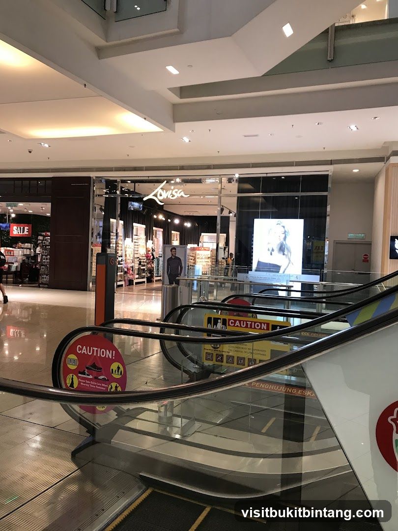Escalator in a Shopping Mall