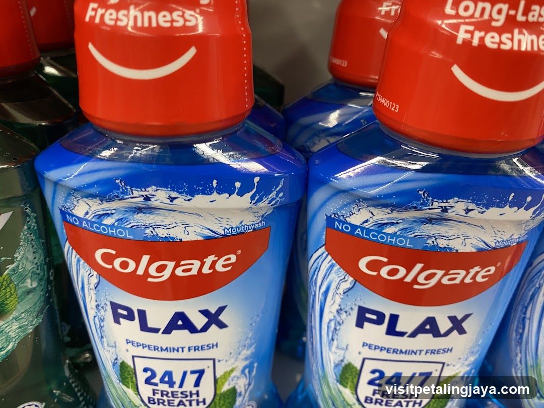 Colgate Plax Mouthwash Display