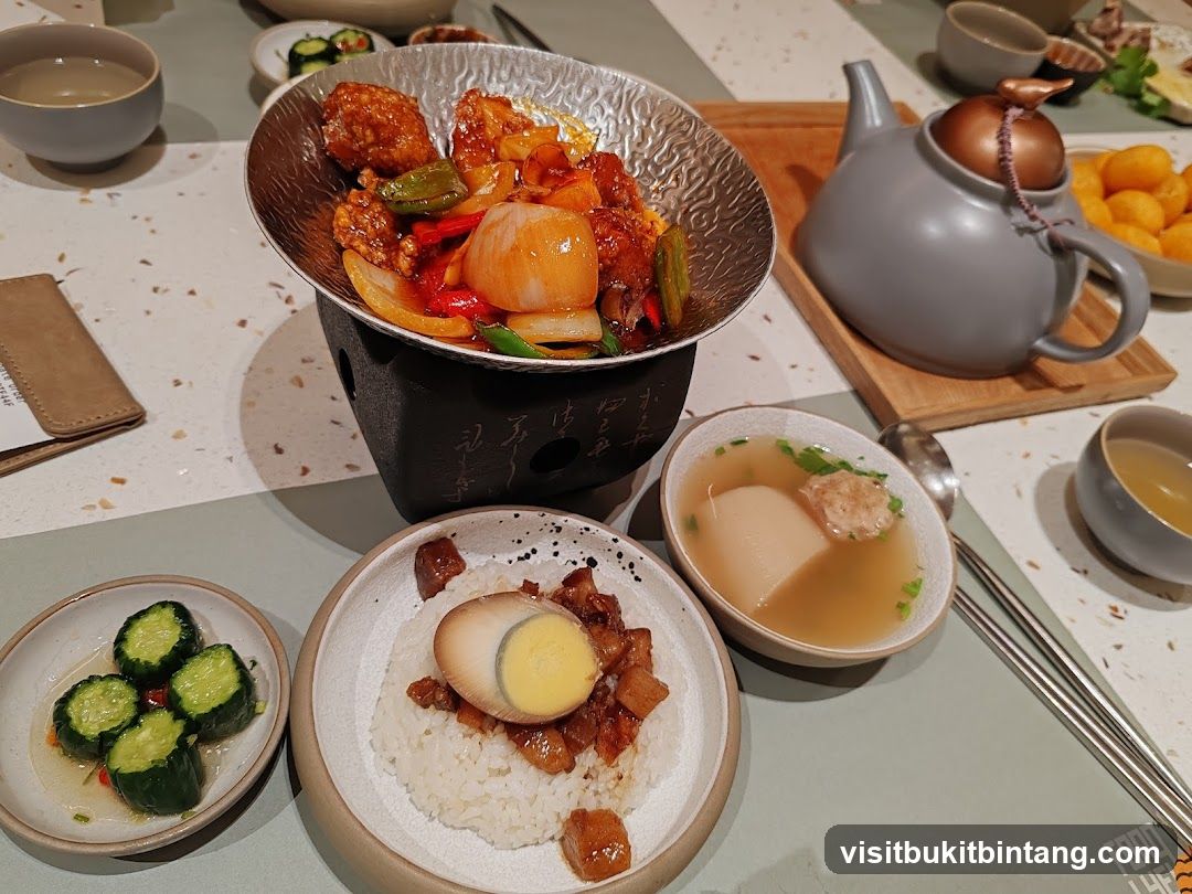 Asian Meal with Tea