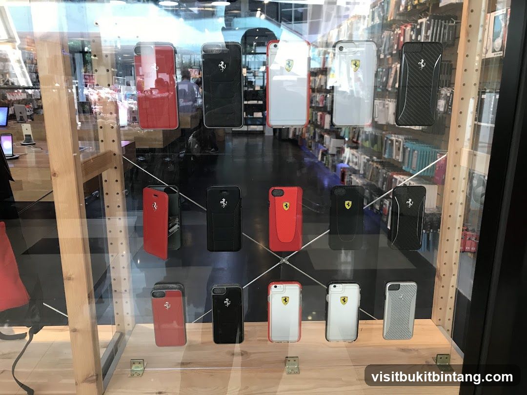 Ferrari Phone Cases Display