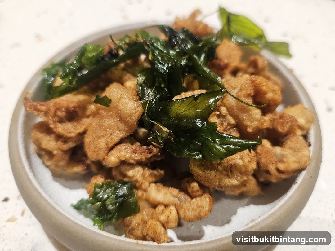 Fried Calamari with Basil