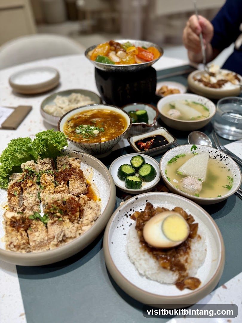Assortment of Taiwanese Dishes